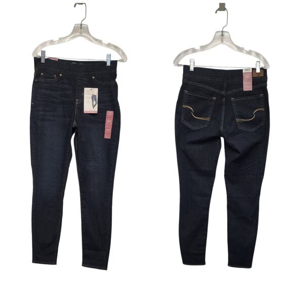 Signature Levi Strauss Totally Shaping Skinny Blue Denim Jeans Size 8/29W - Picture 6 of 14